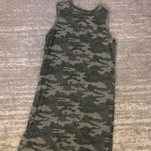 Universal Thread midi camo dress